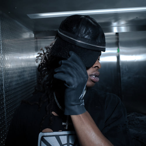 BL BURNEDWEB LEATHER 360° ZIPPER CAP